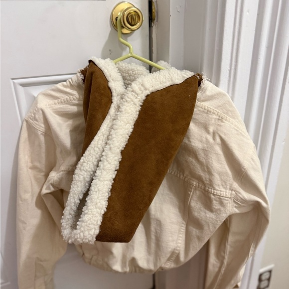 We The Free Brown and White Hooded Jacket - Picture 3 of 3